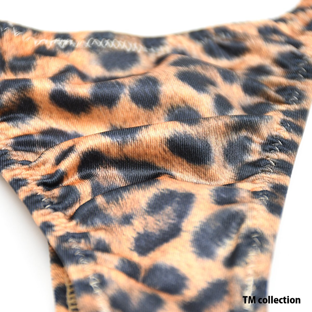 335031-63 TM COLLECTION YKS Variety of patterns ハギナシシャープ Tバック ビキニ 下着 パンツ メンズ(レオパード豹 ブラウン茶) L_画像5