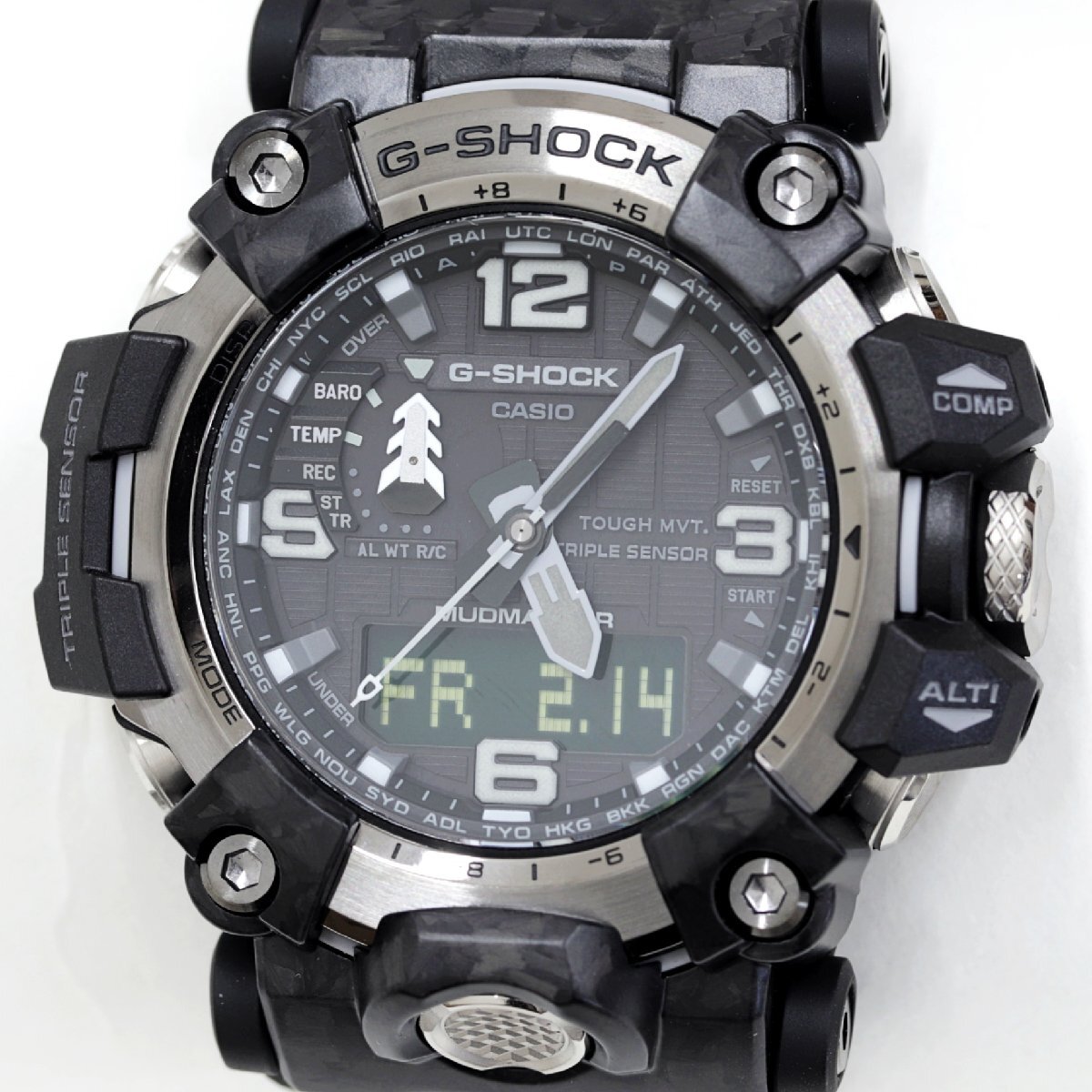 カシオ　G-SHOCK　Gショック　マッドマスター　GWG-2000-1A1JF　腕時計　電波ソーラー　クォーツ　メンズ　　　新品同様品