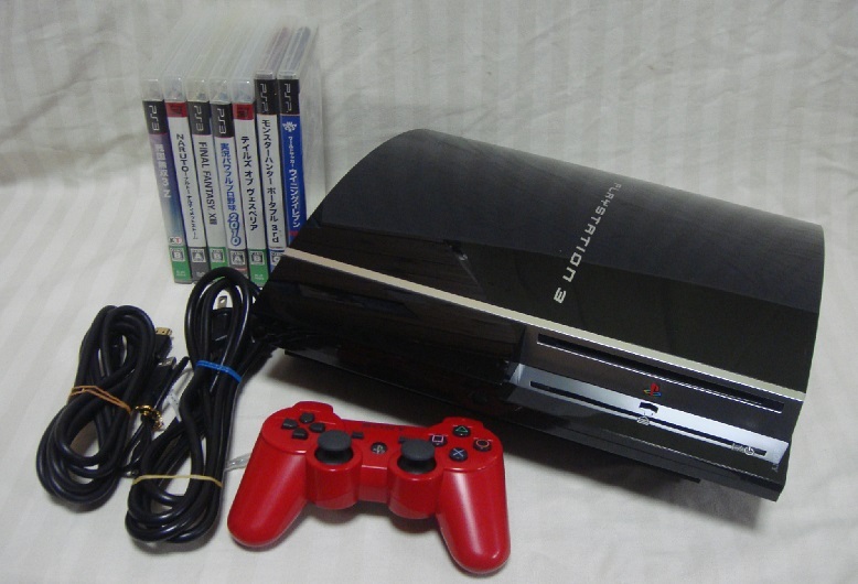 激レア CFW可能なFW3 55初期型PS3本体60GB美品すぐ遊べるまとめ 激レア CFW可能なFW3 55初期型PS3本体60GB美品すぐ遊べるまとめ