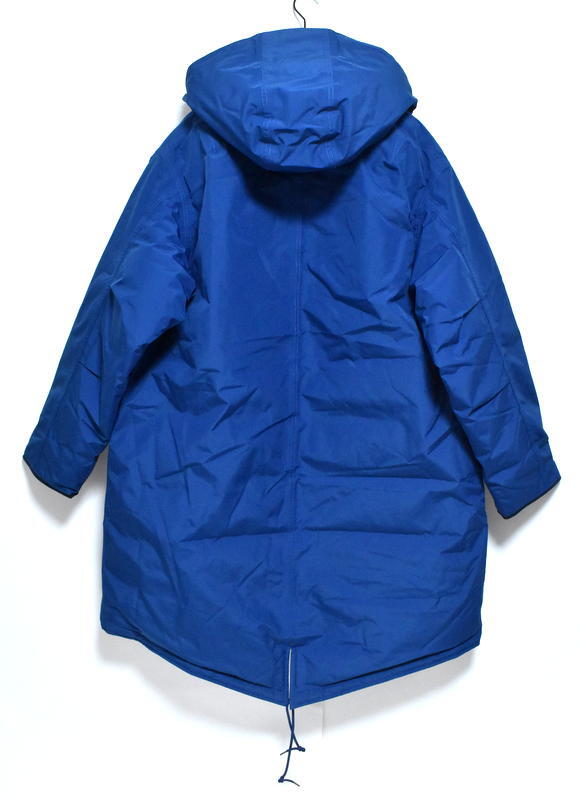 【送料無(wú)料】新品 nanamica ナナミカ GORE-TEX Long Down Coat XL SUBF358 ブルー GTX 光電子 ロングダウンコート