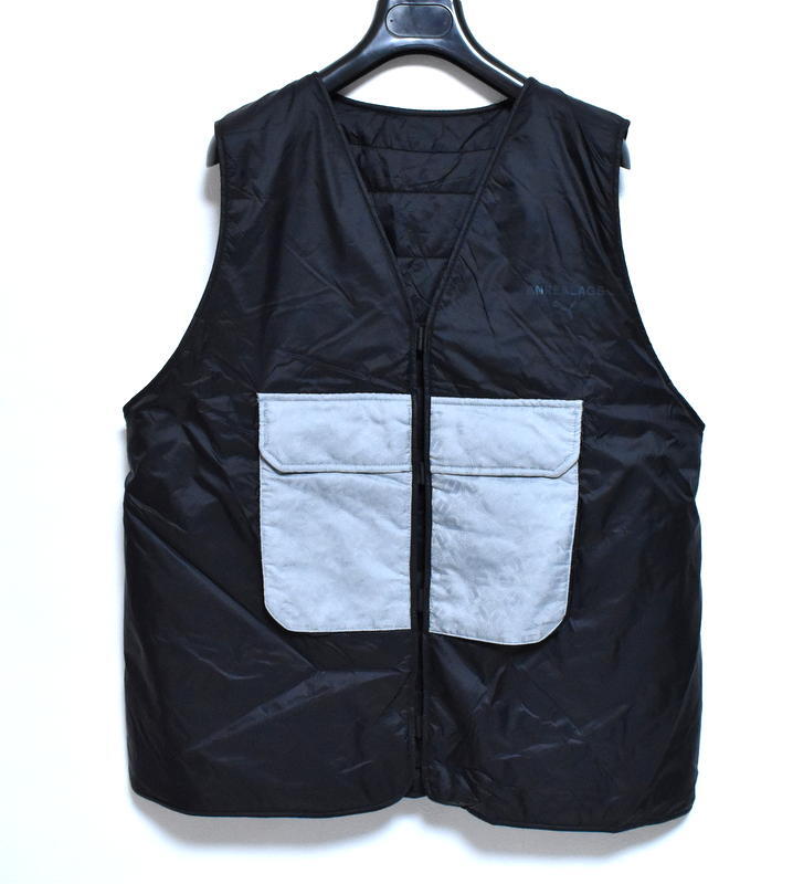 【送料無料】新品 PUMA × アンリアレイジ 2in1 ロングコート M 定価6万6000円 537013-01 撥水 ANREALAGE ベスト_画像3