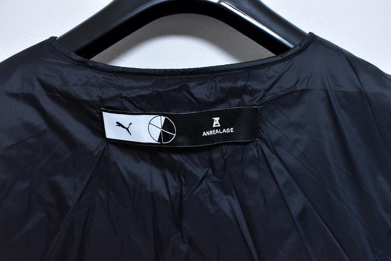 【送料無料】新品 PUMA × アンリアレイジ 2in1 ロングコート M 定価6万6000円 537013-01 撥水 ANREALAGE ベスト_画像9