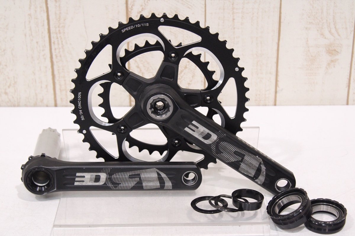 ★ROTOR ローター 3D 30 170mm 50/34T 2x10/11s クランクセット