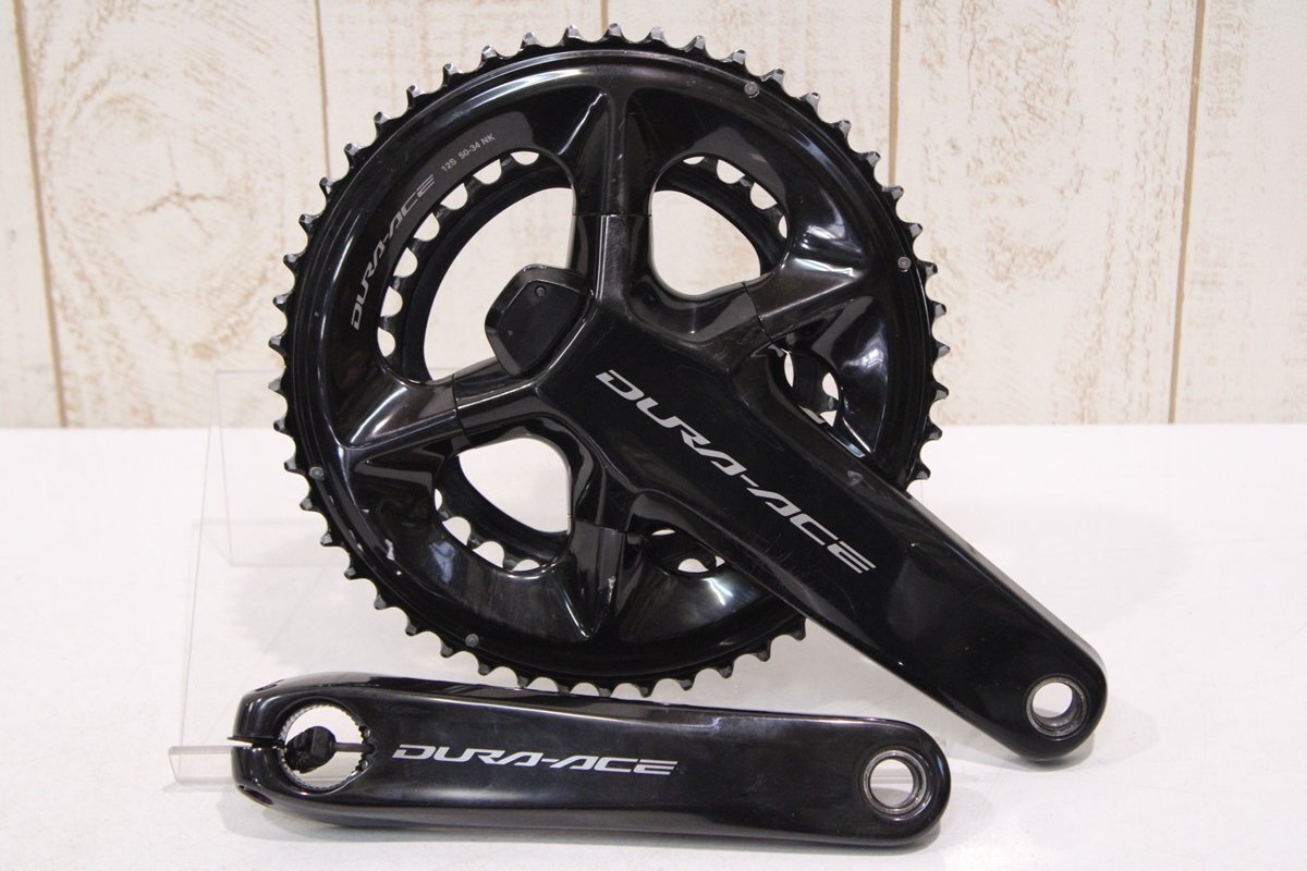 ★SHIMANO シマノ FC-R9200-P DURA-ACE 165mm 50/34T 2x12s 両側計測パワーメーター クランクセット BCD:110mm