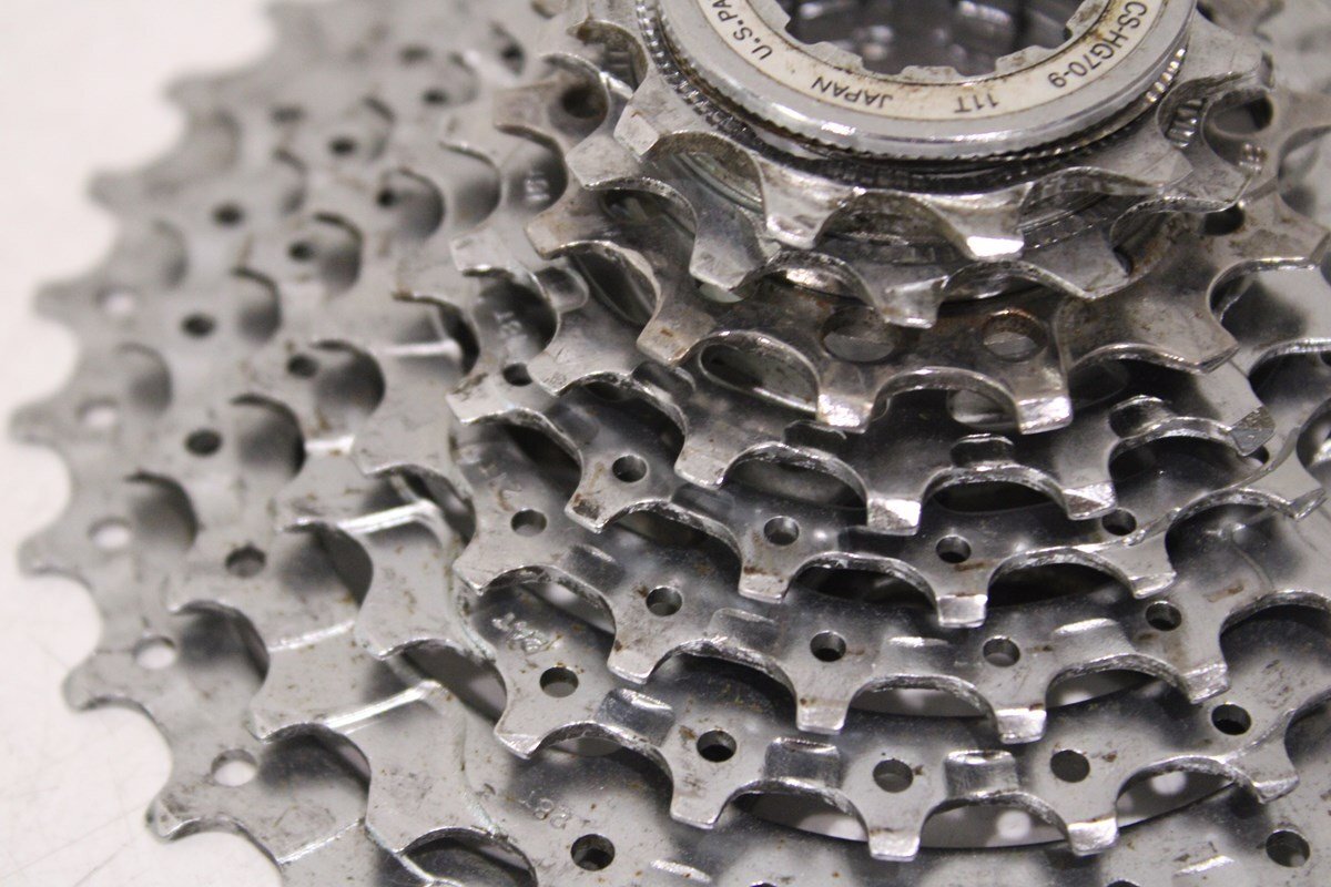 ○SHIMANO シマノ CS-HG70 9s 11-32T カセットスプロケット ○SHIMANO シマノ CS-HG70 9s 11-32T カセットスプロケット
