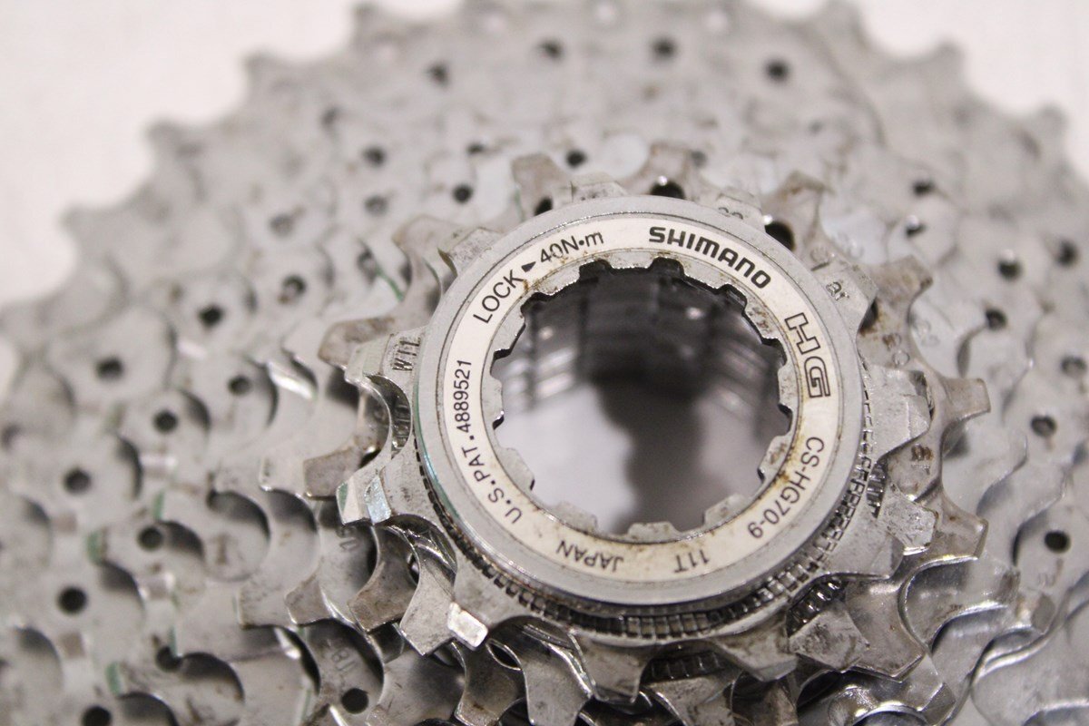 ○SHIMANO シマノ CS-HG70 9s 11-32T カセットスプロケット ○SHIMANO シマノ CS-HG70 9s 11-32T カセットスプロケット
