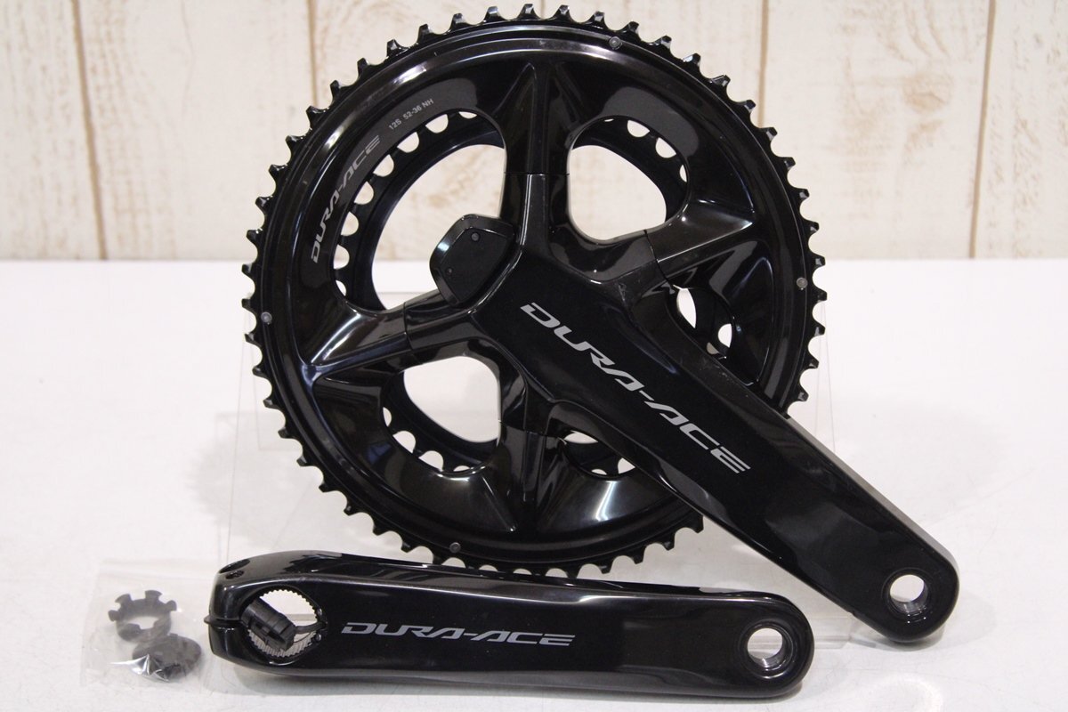 ★SHIMANO シマノ FC-R9200-P DURA-ACE 170mm 52/36T 2x12s 両側計測パワーメーター クランクセット BCD:110mm 超美品