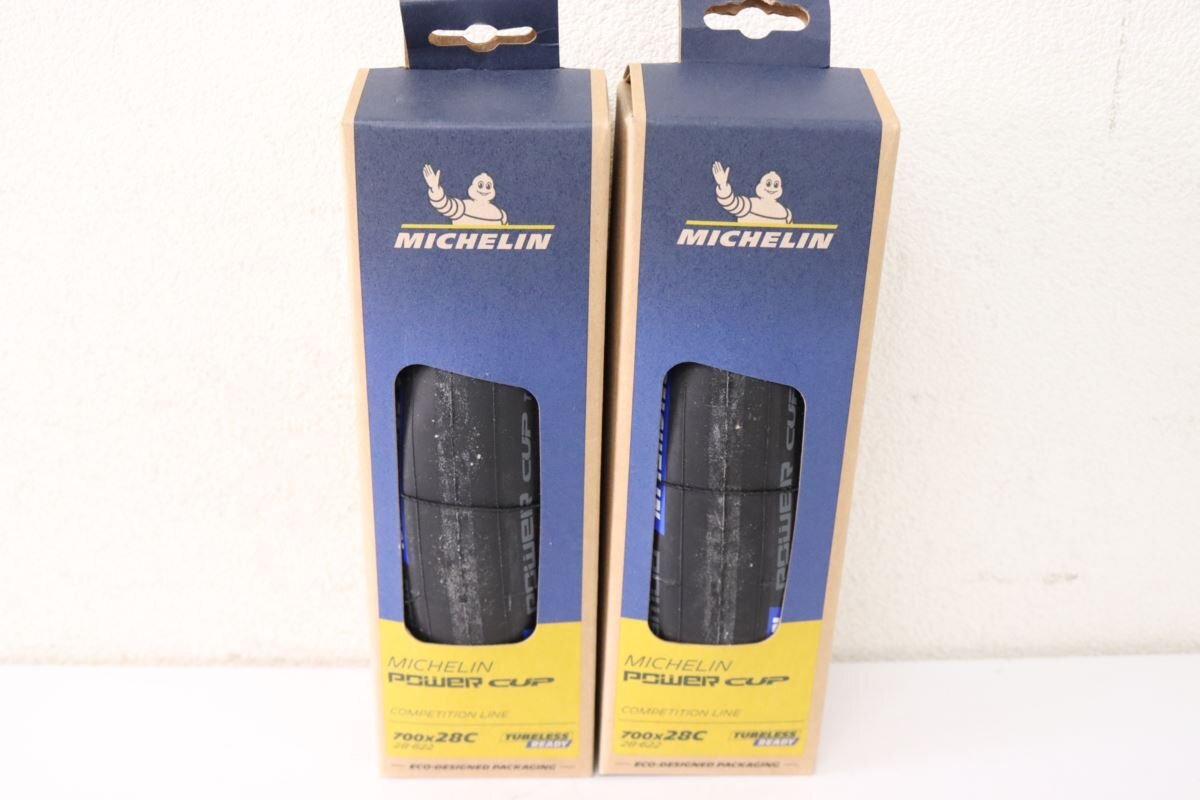 ★MICHELIN ミシュラン POWER CUP 700x28c チューブレス対応クリンチャータイヤ 2本 未使用品