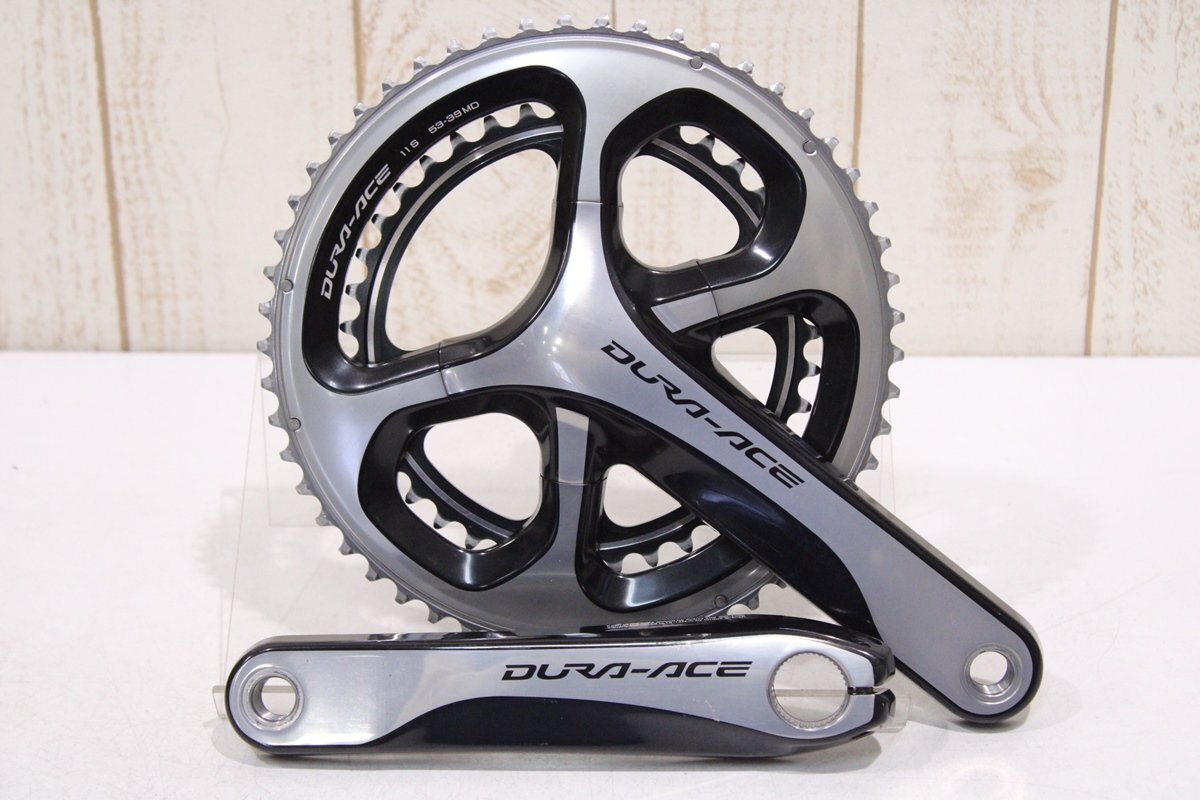 流行り の ブランド ★SHIMANO シマノ FC-9000 DURA-ACE 172.5mm 53/39T 2x11s クランクセット BCD:110mmリコール点検済み セット