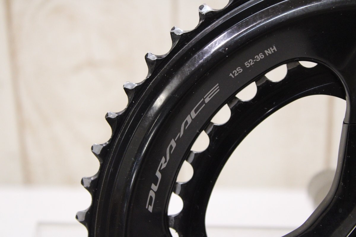 ★SHIMANO シマノ FC-R9200 DURA-ACE 172.5mm 52/36T 2x12s 4iiii 両側計測パワーメータークランクセット BCD:110mm