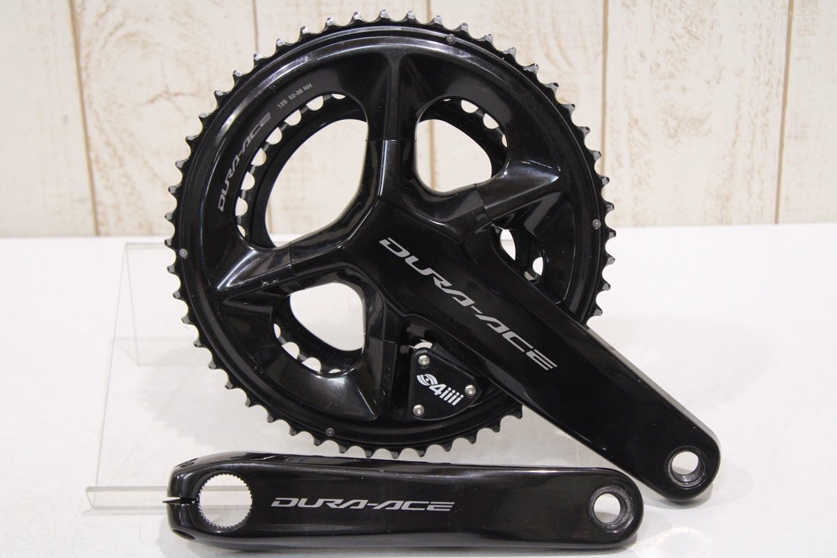★SHIMANO シマノ FC-R9200 DURA-ACE 172.5mm 52/36T 2x12s 4iiii 両側計測パワーメータークランクセット BCD:110mm