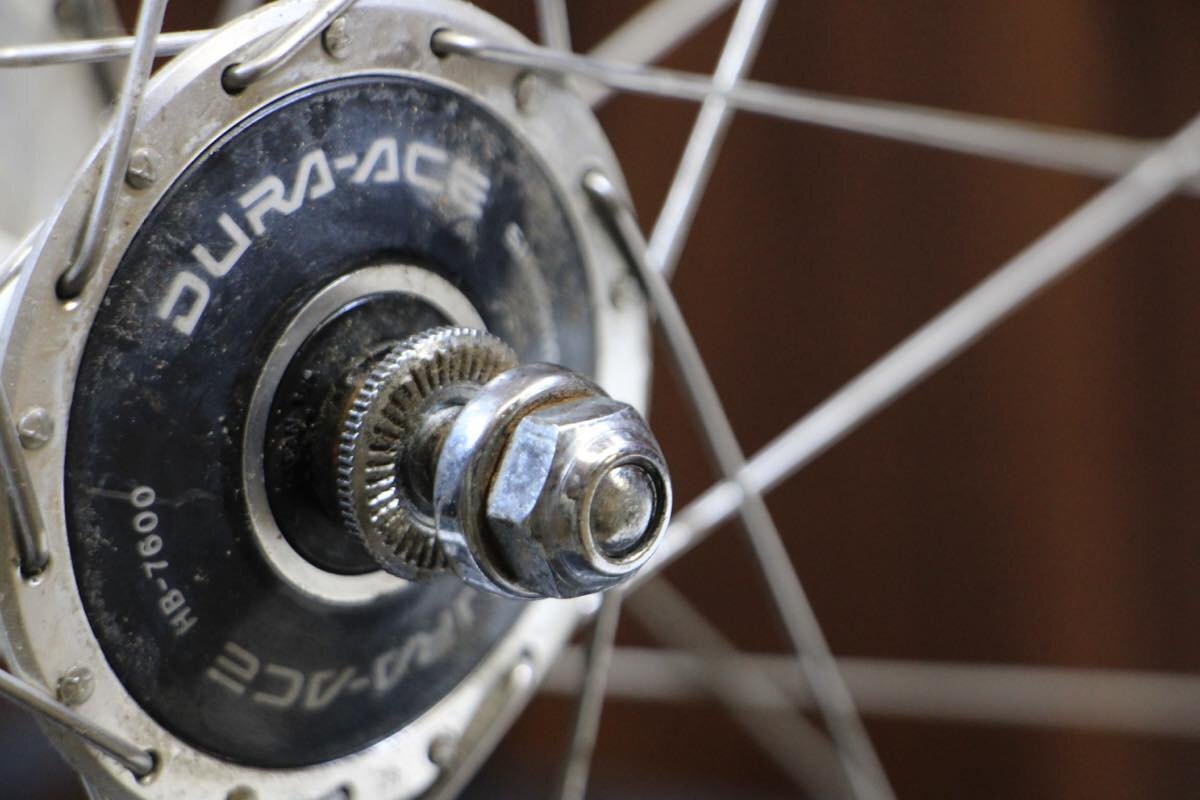 ○ARAYA アラヤ GOLD リム SHIMANO シマノ HB-7600 DURA-ACE ○ARAYA アラヤ GOLD リム SHIMANO シマノ HB-7600 DURA-ACE
