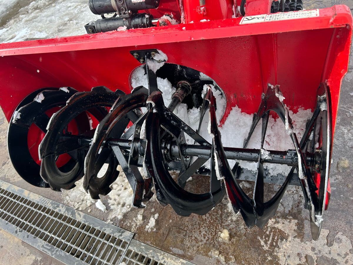 ヤンマー除雪機 JE-100D 実働品 山形出品 シューター電動 ヤンマー除雪機 JE-100D 実働品 山形出品 シューター電動