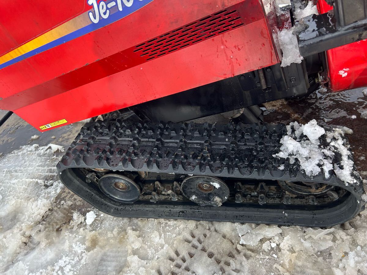 ヤンマー除雪機 JE-100D 実働品 山形出品 シューター電動 ヤンマー除雪機 JE-100D 実働品 山形出品 シューター電動