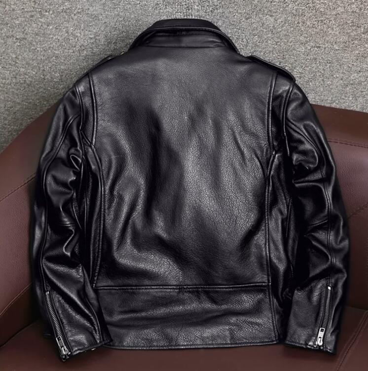 本革ジャケット 牛革 メンズ ジャケット ライダースジャケット ザージャケット バイクジャケット レザーコート サイズ：4XL