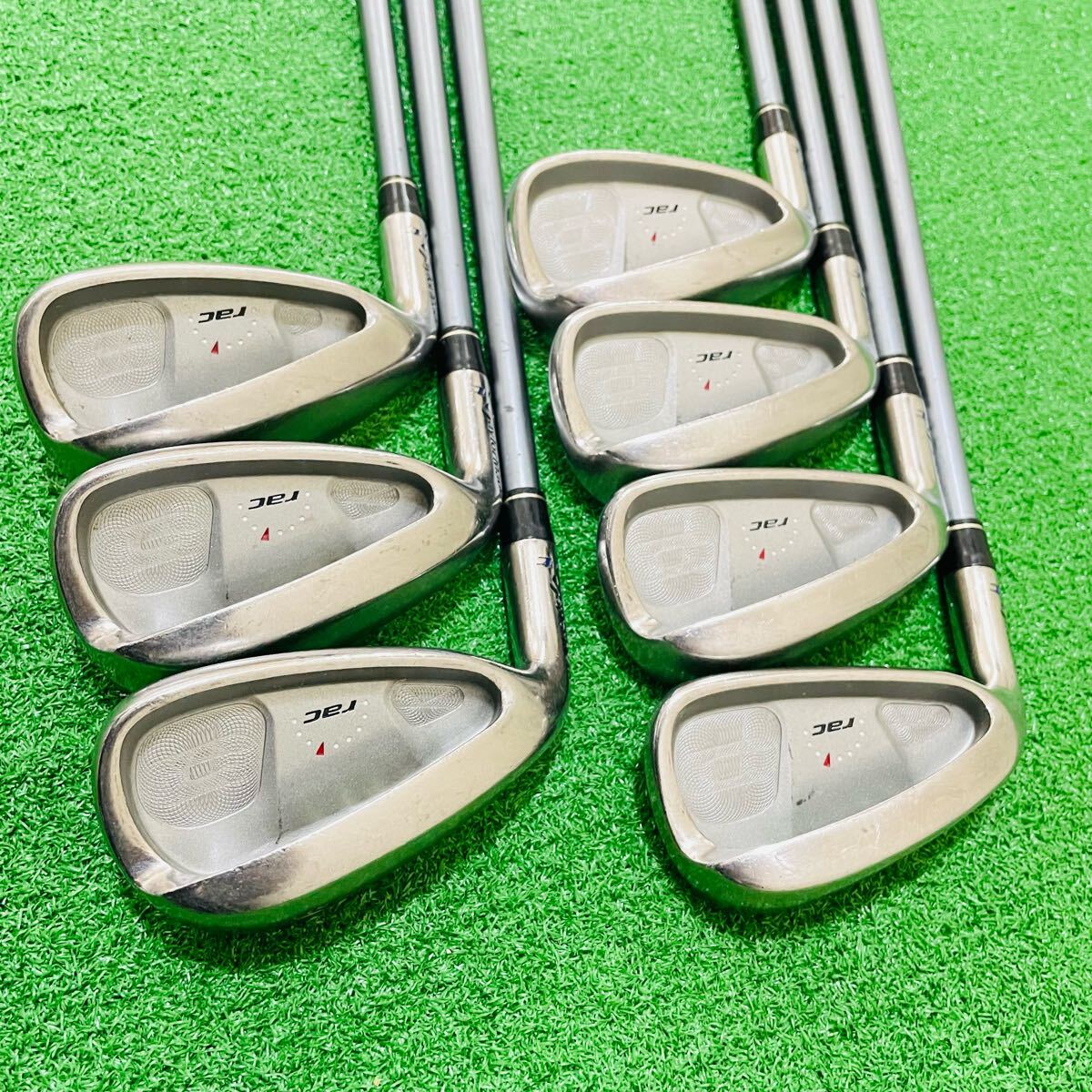 TaylorMade rac レフティ 左利き アイアン7本セット フレックスR テーラーメイド 5.6.7.8.9.P.A 送料無料 匿名配送