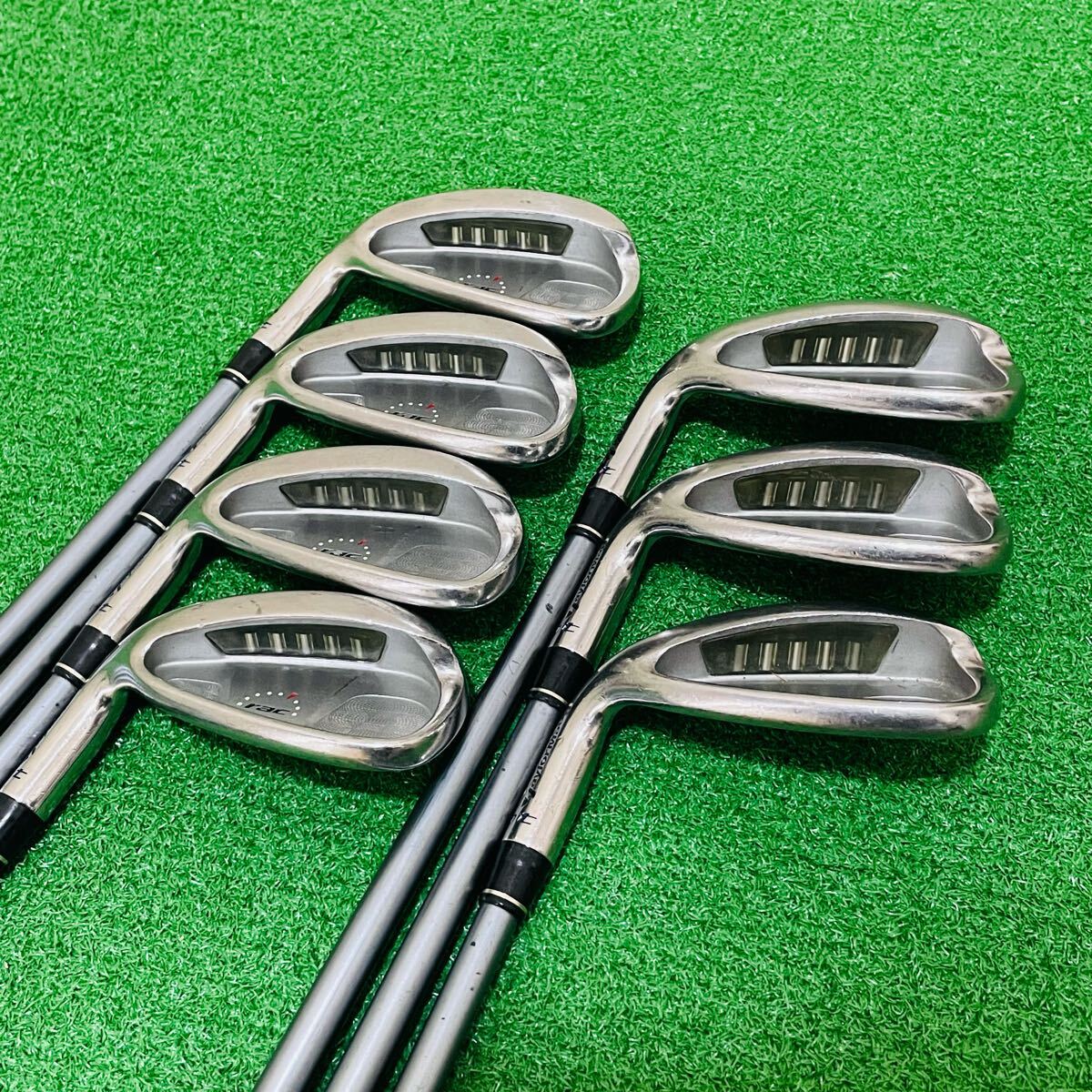 TaylorMade rac レフティ 左利き アイアン7本セット フレックスR テーラーメイド 5.6.7.8.9.P.A 送料無料 匿名配送