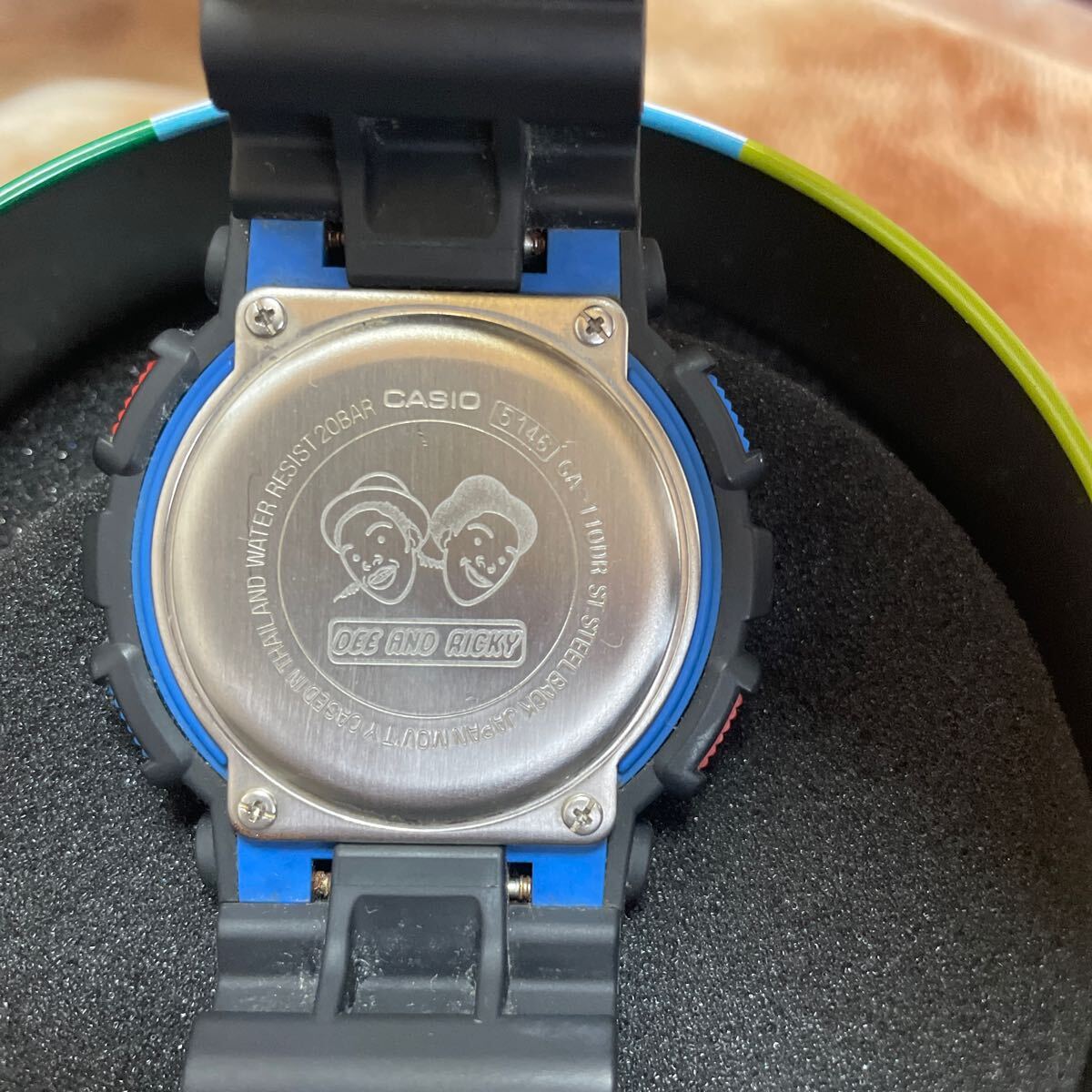 送料無料 GA-110DR-1AJR DEE AND RICKY × G-SHOCK コラボ 専用缶 送料無料 GA-110DR-1AJR DEE AND RICKY × G-SHOCK コラボ 専用缶