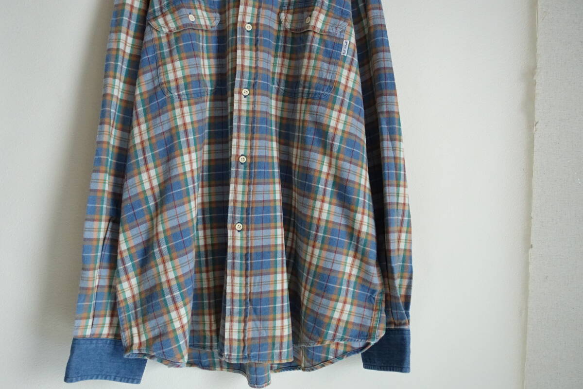 レア Karl Helmut カールヘルム デザイン ネルシャツ L ☆ピンクハウス シャツ