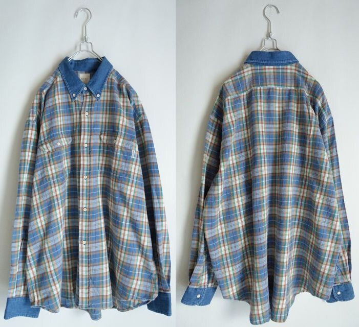 レア Karl Helmut カールヘルム デザイン ネルシャツ L ☆ピンクハウス シャツ