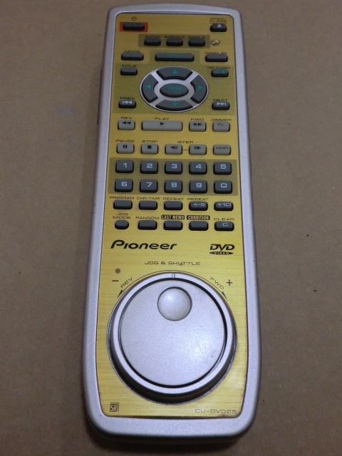 ●パイオニア　 DVD/CDプレーヤー DV-S5用リモコン CU-DV025　美品●