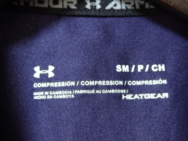■0215■UNDER ARMOUR アンダーアーマー ヒートギアアーマーコンプレッション SS SM 1257468●_画像2