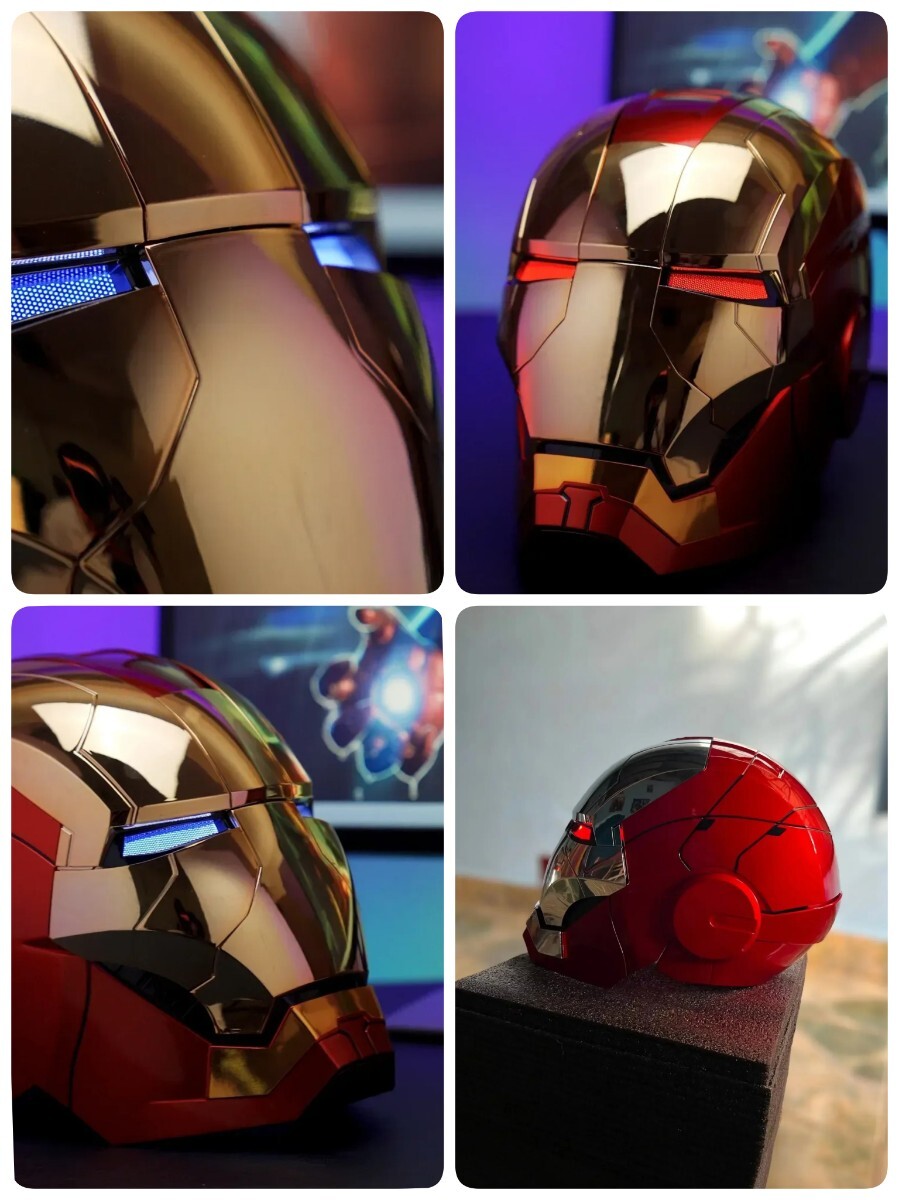 ☆未使用 IRONMAN Mk5 1/1 最新アップVr マスク コスプレ LED ☆未使用 IRONMAN Mk5 1/1 最新アップVr マスク コスプレ LED