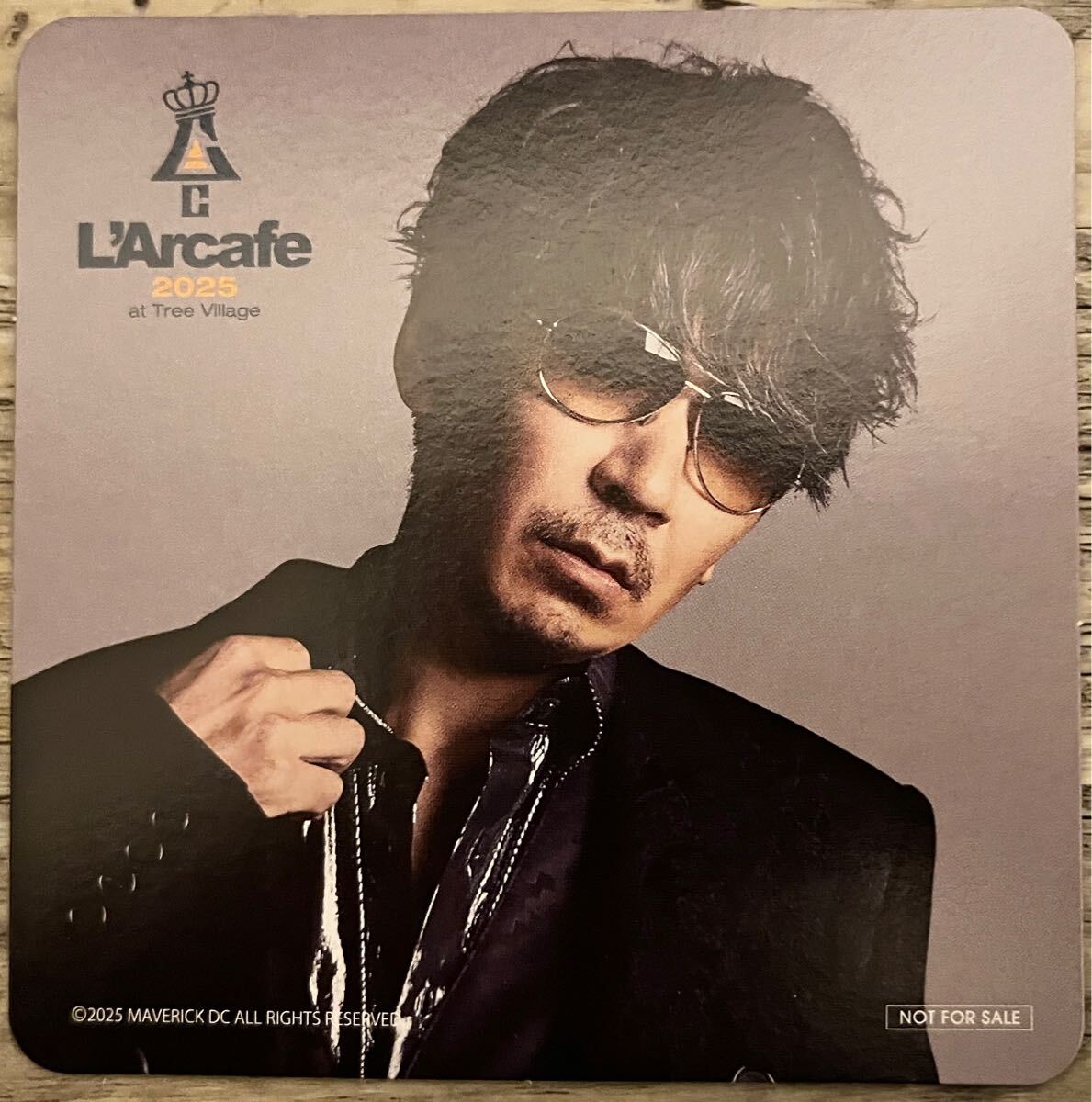 ラルク ラルカフェ コースター hyde 非売品 L'Arc~en~Ciel L'Arcafe 2025 コースター ken