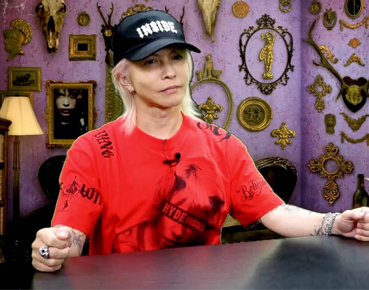 HYDE INSIDE 完全数量限定BOX特典 Tシャツ レア EXTRA 限定非売品 HYDE INSIDE ジャケットデザイン Tシャツ 完全数量