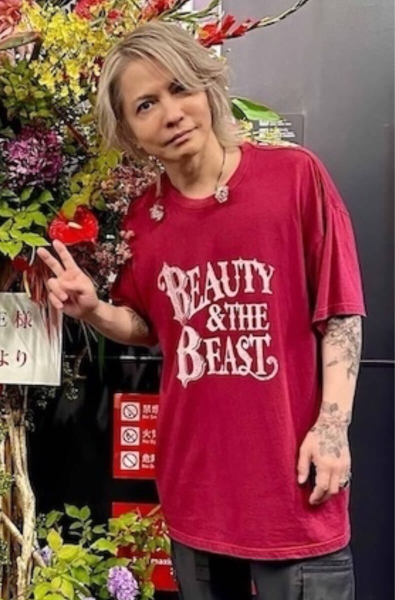 レア HYDE INSIDE LIVE 2024 BEAUTY & THE BEAST 限定 Tシャツ L レア HYDE INSIDE LIVE 2024 BEAUTY & THE BEAST 限定 Tシャツ L