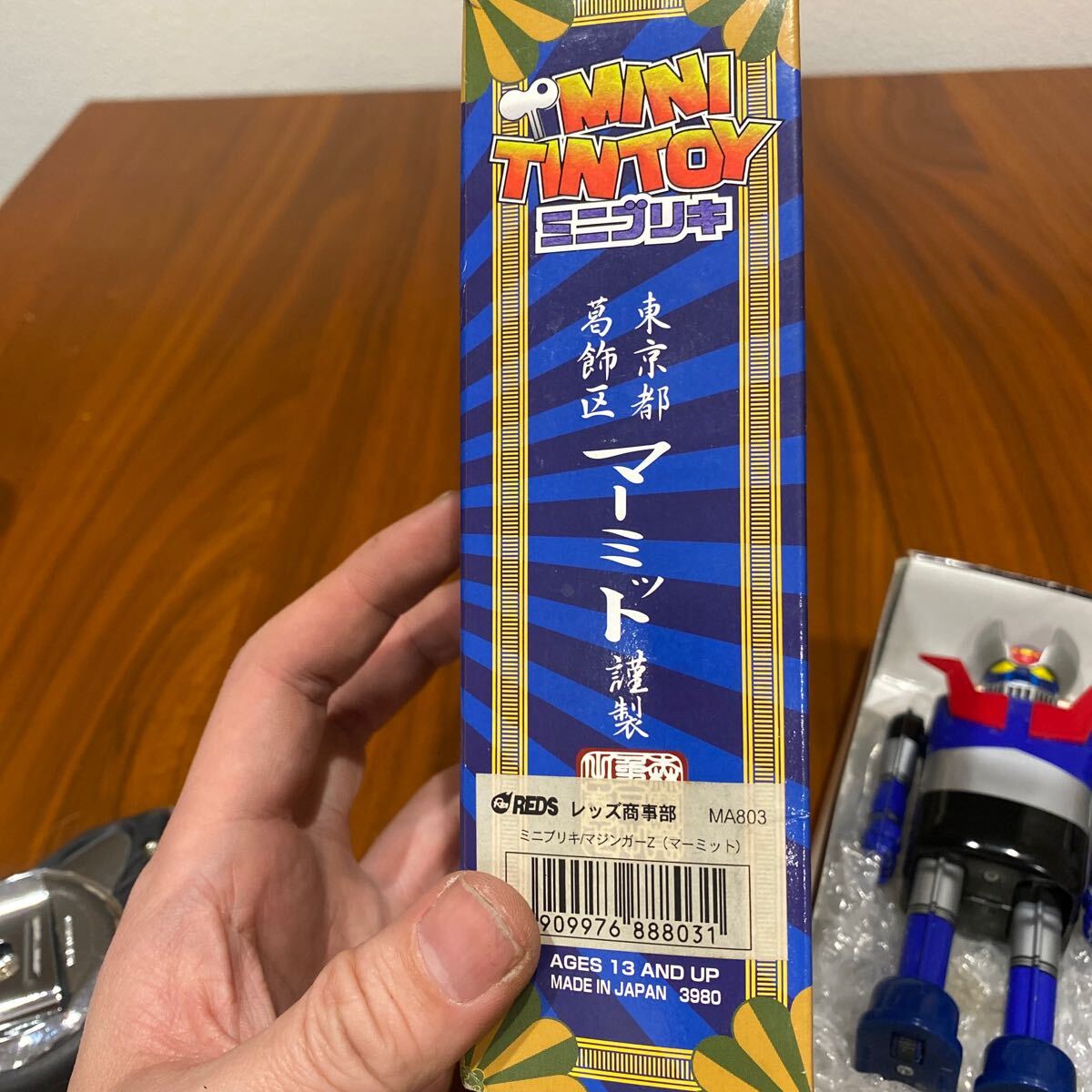  Showa Retro Mazinger Z Mini жестяная пластина прекрасный товар 