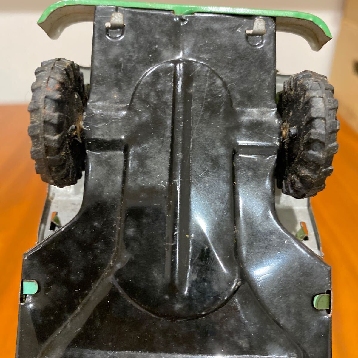  Showa Retro жестяная пластина игрушка ... магазин combat Jeep 