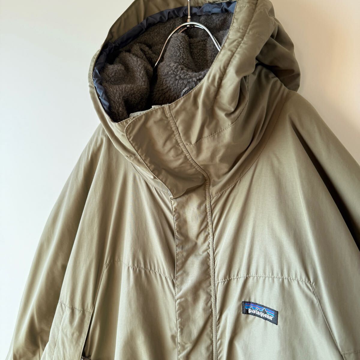 【1円スタート】 Patagonia パタゴニア インファーノ ジャケット メンズ XXL ナイロン フリース パイル シンチラ パーカ カーキ MARS