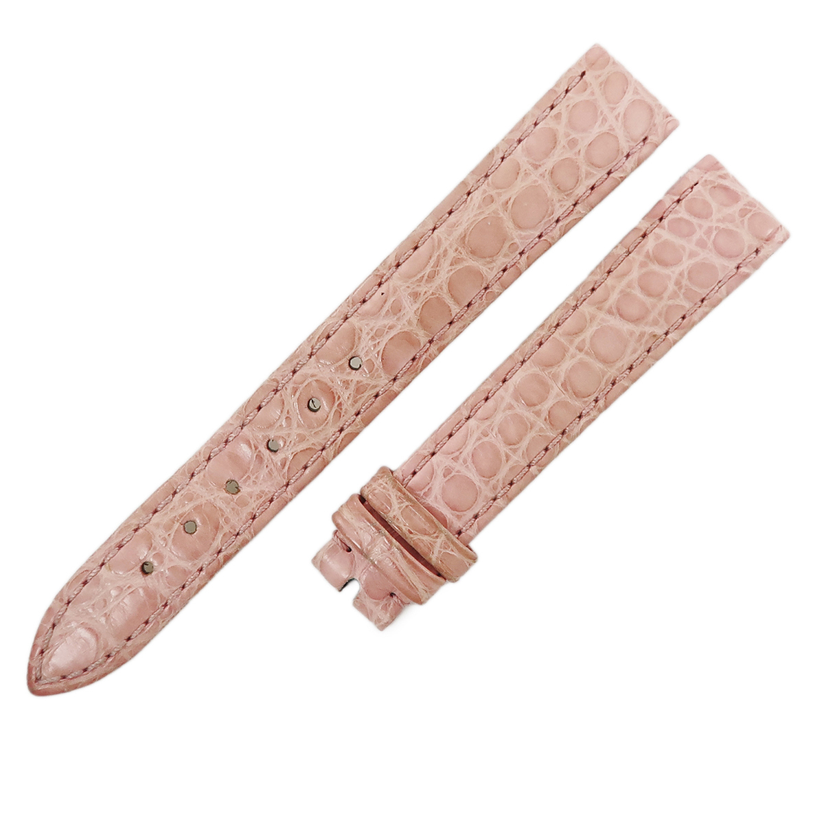 ショパール 純正 クロコ 替え ベルト バンド ストラップ 14ｍｍ ピンク レディース 腕時計