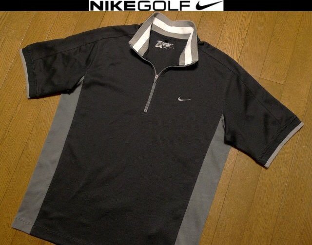 L(US)L(JP位)★即買セール送料無料★ナイキゴルフNIKE GOLF USA限定カスタム 美品 4方向伸縮 半袖ストレッチトップ ジャケット日本未発売