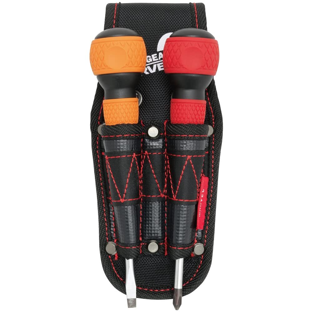 マーベル(MARVEL) WAIST GEAR ドライバー差し 2本差し レッド MDP-62AR