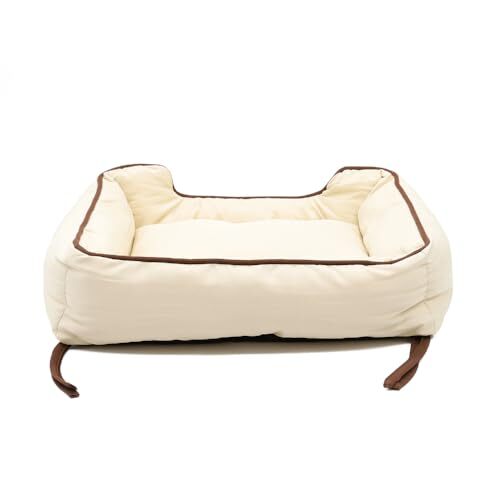 スリーアローズ PET THREE 固定ができるペットベッド S ベージュ 犬用 猫用_画像4