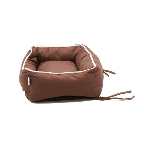 スリーアローズ PET THREE 固定ができるペットベッド S ブラウン 犬用 猫用_画像3