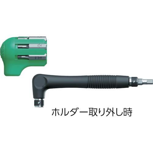 アネックス(ANEX) ドライバーセット L型ハンドル 六角・プラス・マイナス ビット7本組 No.6070-H_画像5