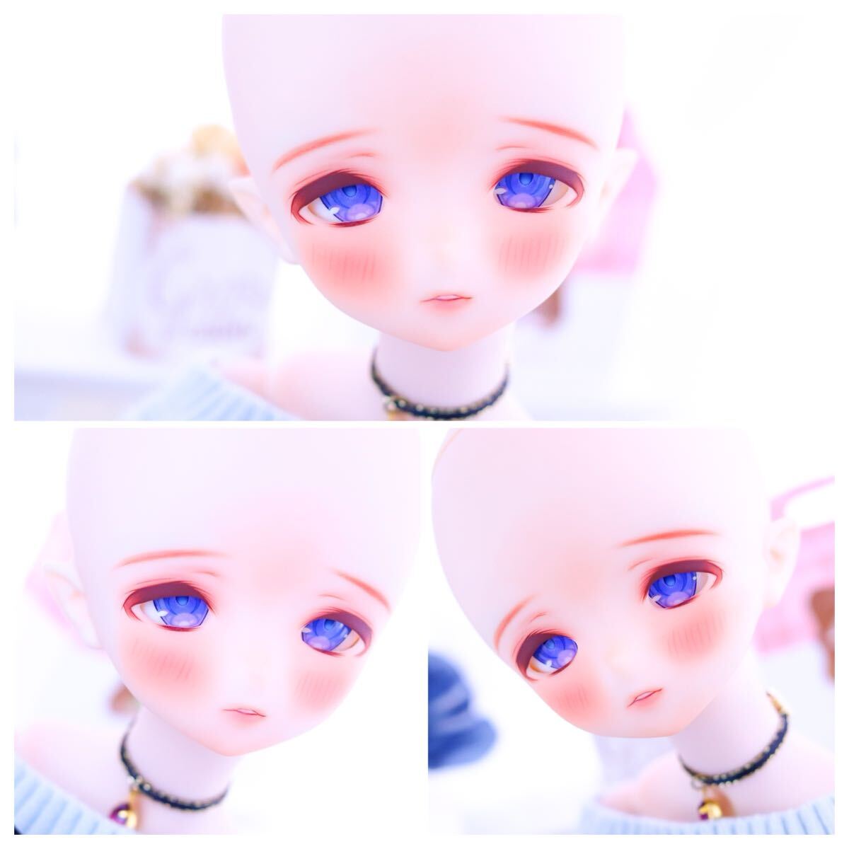 night cherry* imomodoll Corvus カスタムヘッド クリーム肌 night cherry* imomodoll Corvus カスタムヘッド クリーム肌