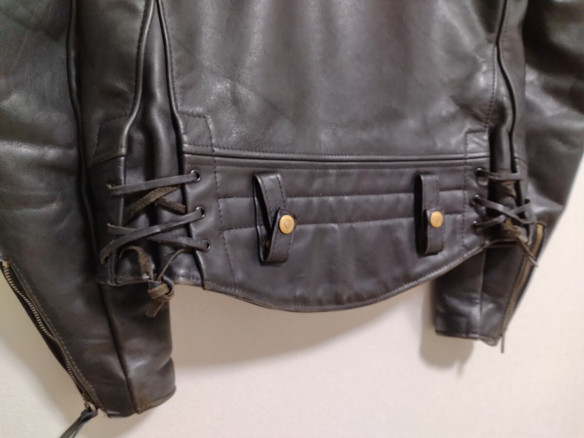 ビンテージ ショット Schott 90s 80s Wライダース サイズ38 CHP ビンテージ ショット Schott 90s 80s Wライダース サイズ38 CHP