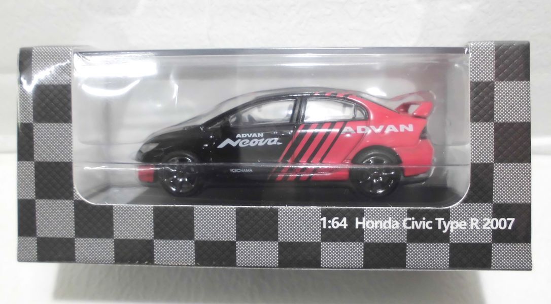 ダイキャストチーム 1/64 Honda Civic Type-R FD2 ADVAN