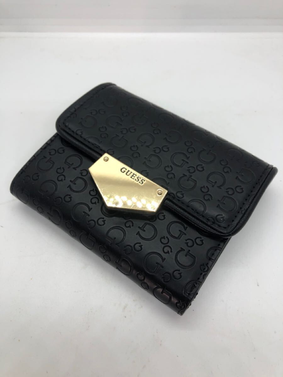 guess ゲス　財(cái)布　三つ折り　 ウォレット　大容量
