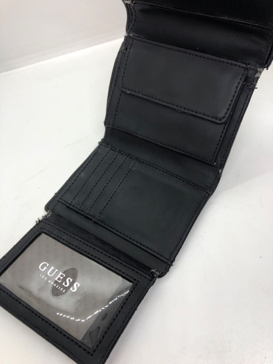 guess ゲス　財(cái)布　三つ折り　 ウォレット　大容量