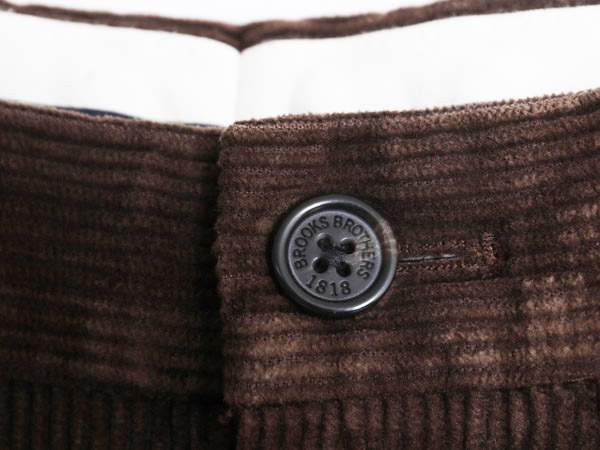  Brooks Brothers futoshi . вельвет брюки мужской полный размер 36 27 Brooks Brothers ELLIOT two tuck слаксы распорка ko-z чай 