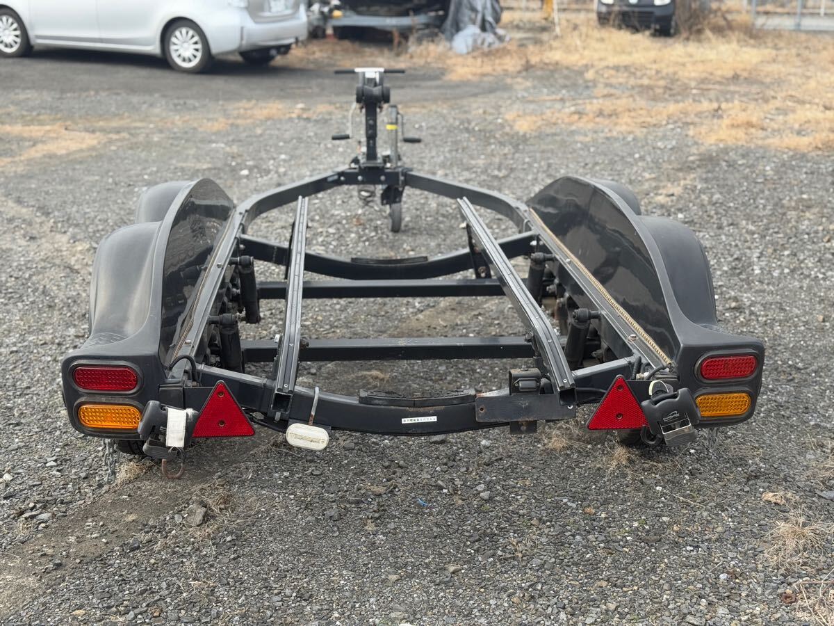 車検満タン ボートトレーラー ジェットスキーブラスト 2軸 SOREX 車検満タン ボートトレーラー ジェットスキーブラスト 2軸 SOREX
