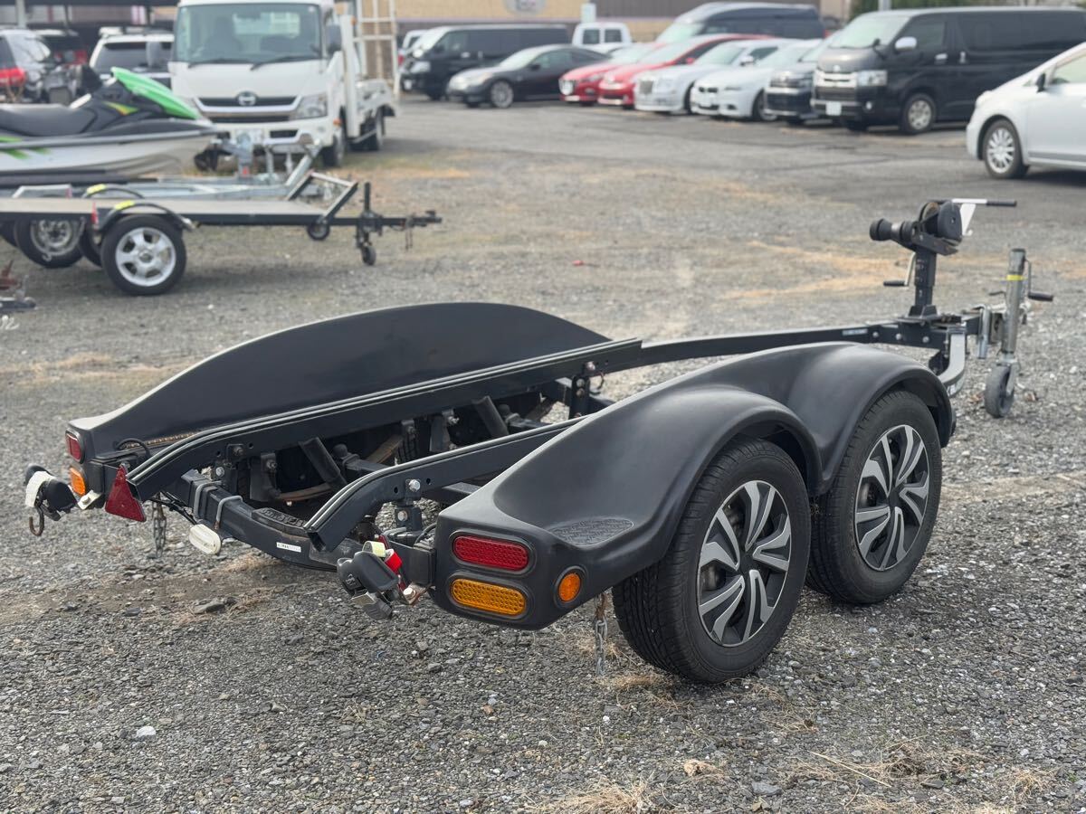 車検満タン ボートトレーラー ジェットスキーブラスト 2軸 SOREX 車検満タン ボートトレーラー ジェットスキーブラスト 2軸 SOREX