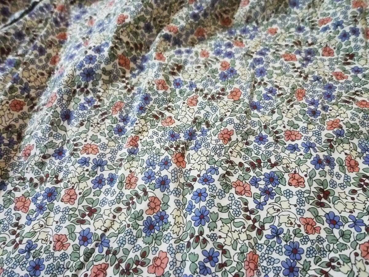 パークス Parkes リバティ LIBERTY☆ギャザー ブラウス チュニック プルオーバー☆Ｍ