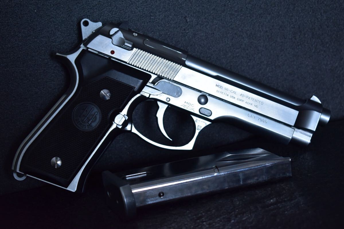 MGC ベレッタ M96 INOX .40S&W シルバー ガスブローバック 検 MGC ベレッタ M96 INOX .40S&W シルバー ガスブローバック 検