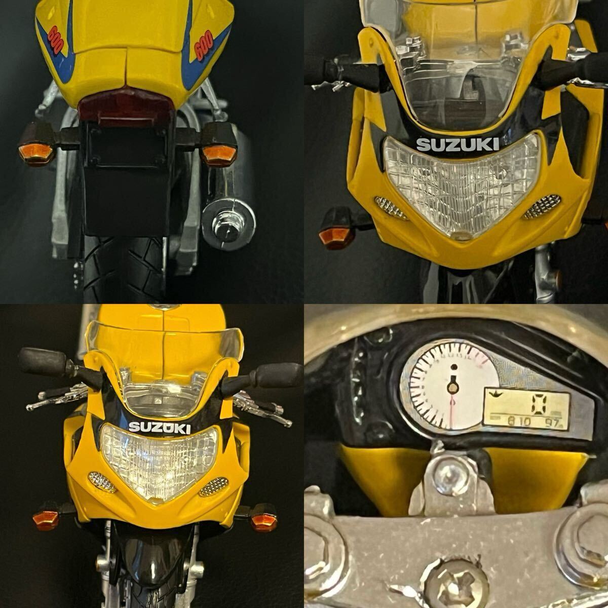 1/12スケール SUZUKI GSX-R600 鈴木 スズキ GSX R 600 ダイキャストバイク ミニカー オートバイ 完成品 